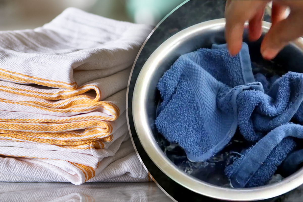 In ce sa inmoi prosoapele de bucatarie murdare, inainte de a le spala la masina