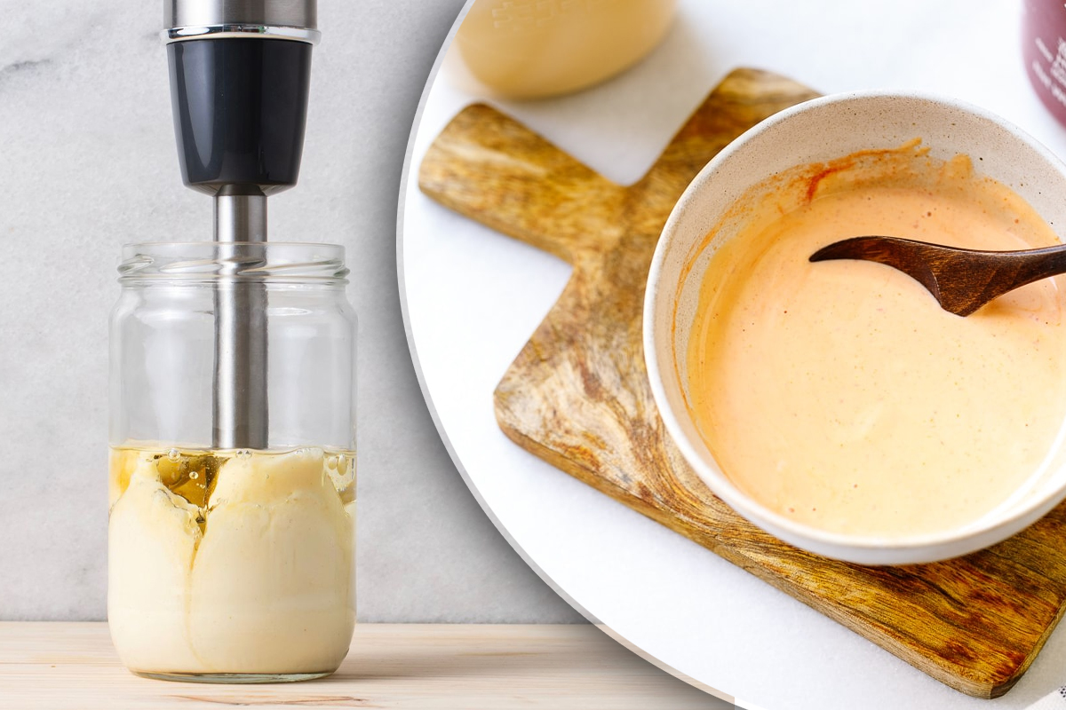 Maioneză rapidă la blender