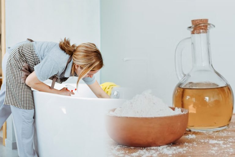 Nu mai spăla cada cu oțet și bicarbonat. Metoda și mai simplă care o face cu adevărat curată
