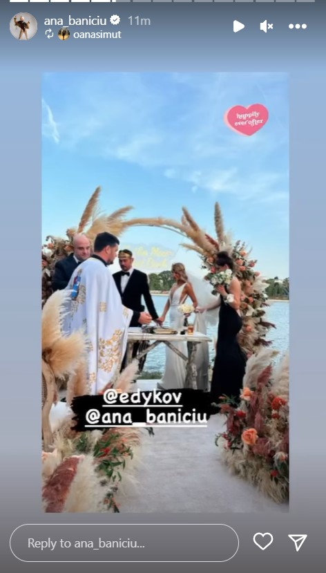 Rochia de mireasa spectaculoasa purtată de Ana Baniciu la nunta ei 3