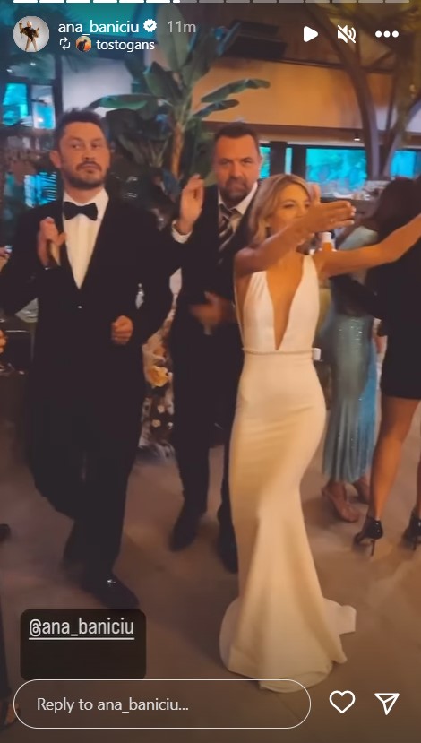 Rochia de mireasa spectaculoasa purtată de Ana Baniciu la nunta ei 4