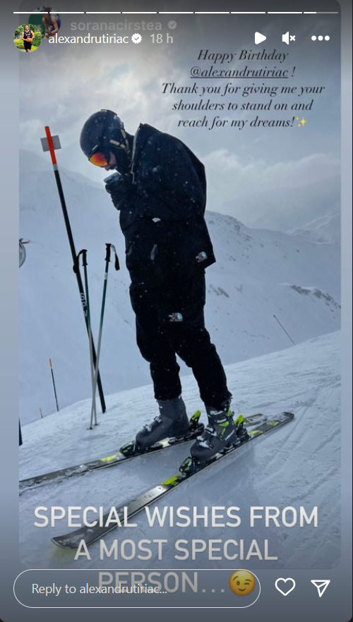 Sorana Cîrstea și Ion Țiriac Jr., schimb de mesaje superbe. Dovada că relația lor a trecut la alt nivel