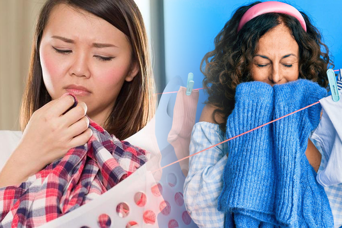 Trucul care elimina mirosul neplacut al hainelor