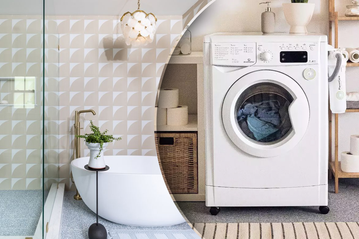 Unde e bine sa asezi masina de spalat in casa. Conditia esentiala care trebuie indeplinita daca este pusa in baie