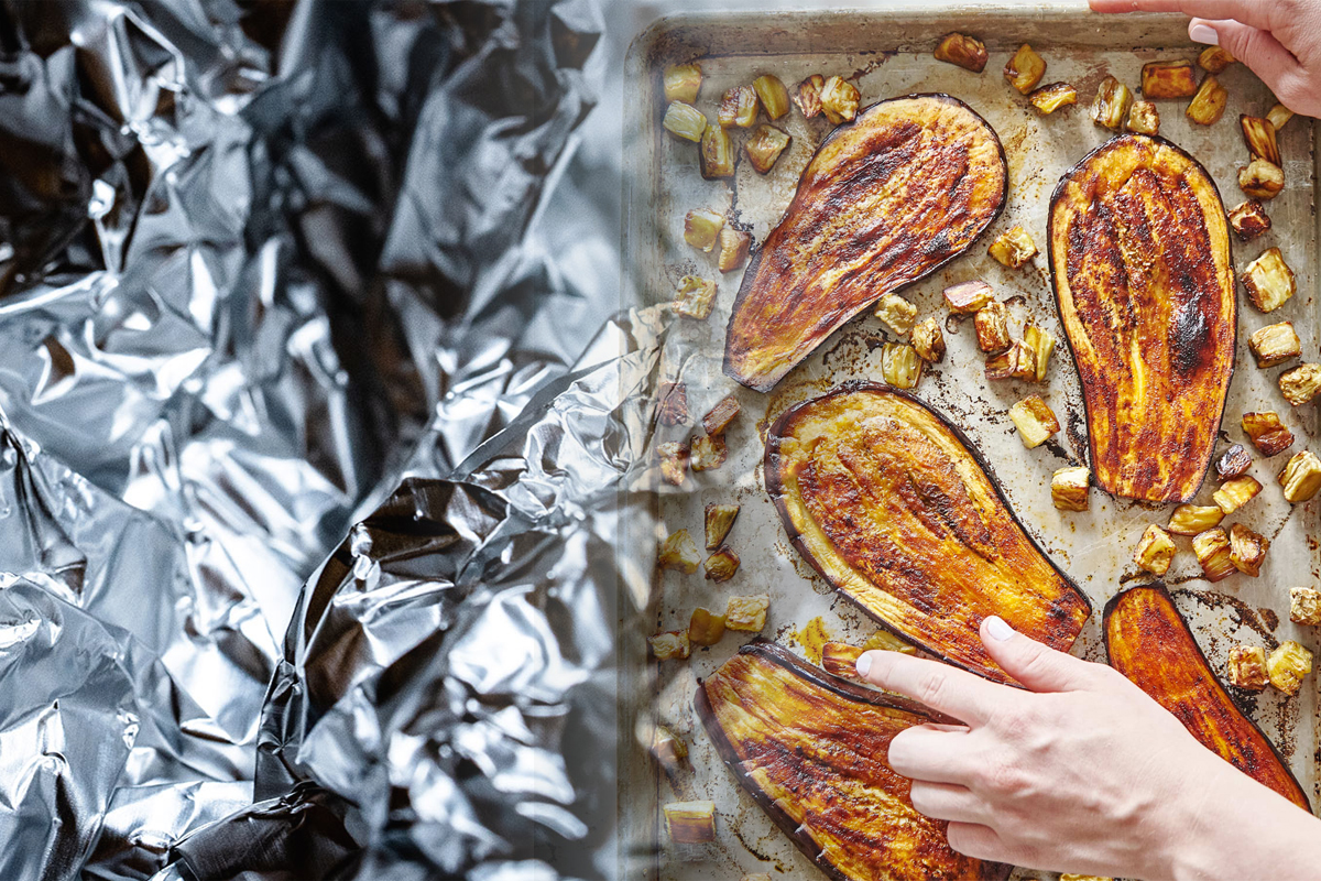 Vinete coapte în folie de aluminiu