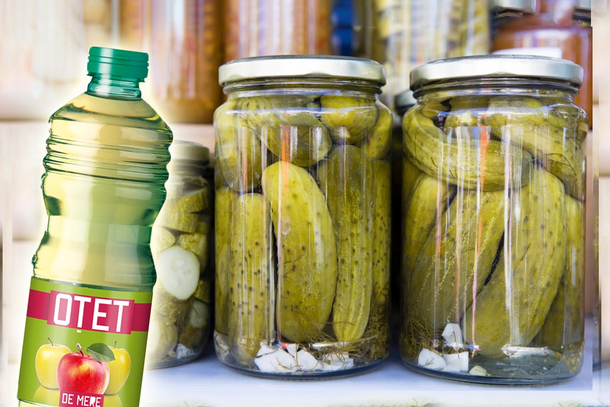 Cât oțet se pune la murături