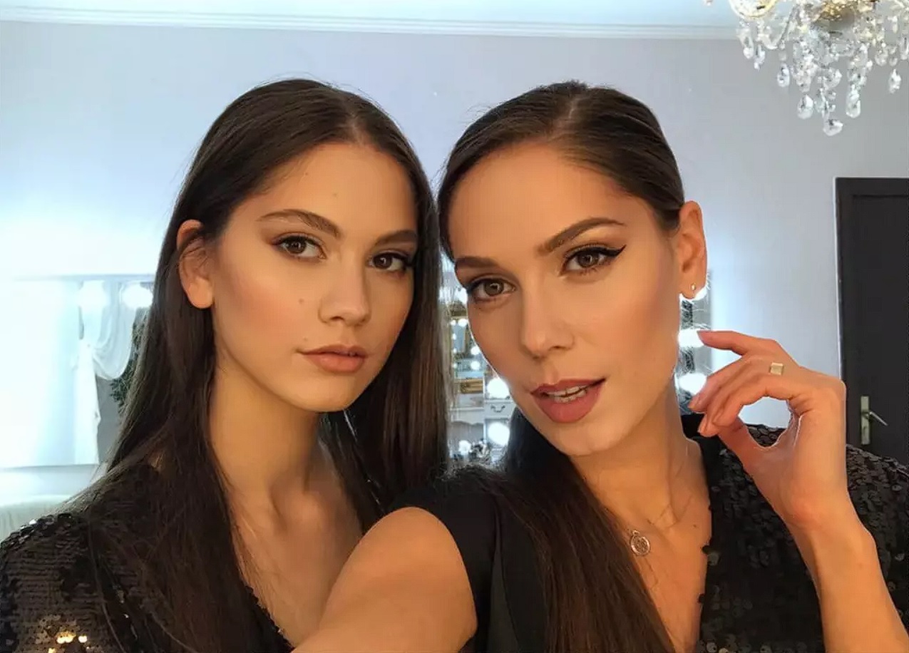 Irina Fodor, alături de sora ei, Teodora