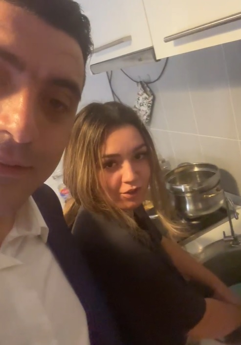 Primele imagini cu sotia lui George Simion insarcinata