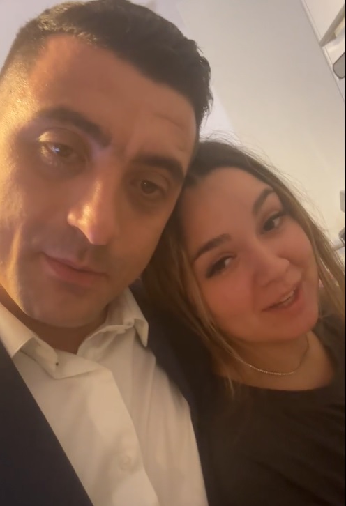 Primele imagini cu sotia lui George Simion insarcinata