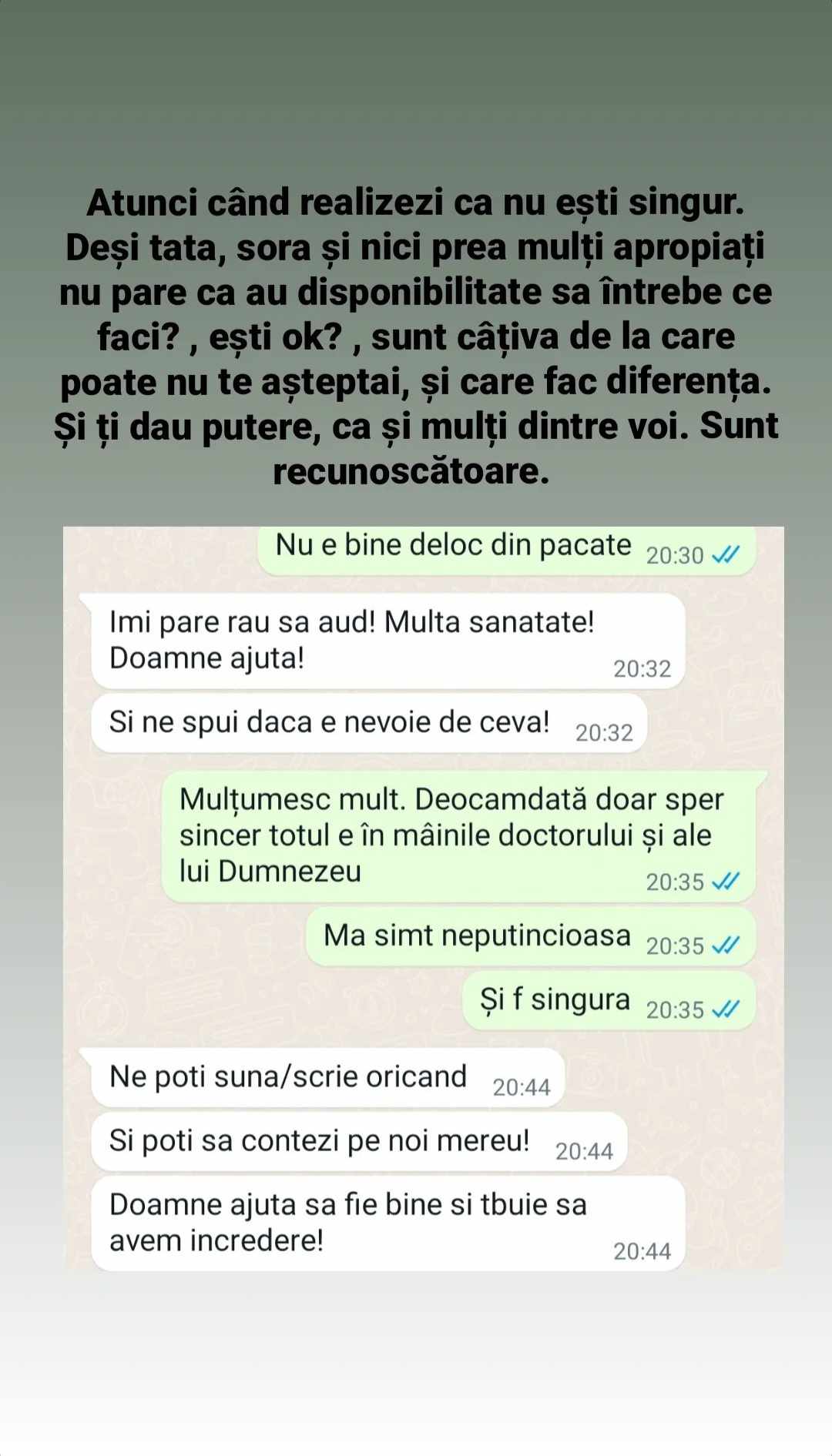 De ce Oana Roman este dezamăgită de tatăl și sora ei