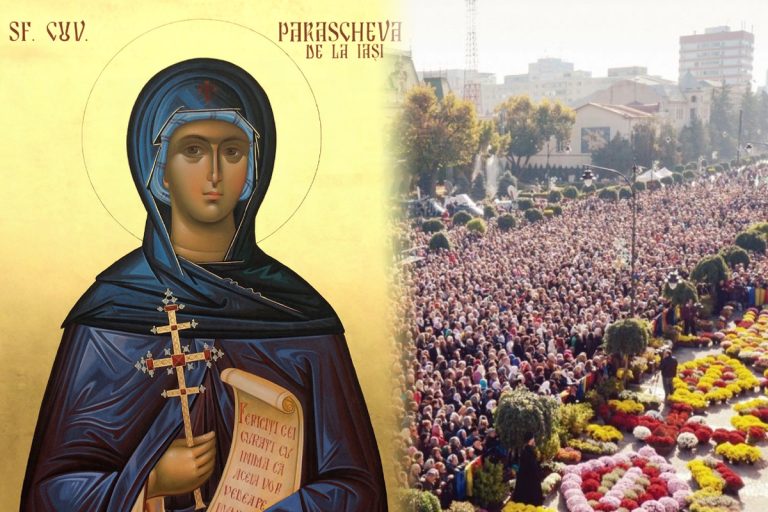 Când începe pelerinajul Sfintei Parascheva 2023. Cine sunt cei care împodobesc baldachinul Sfintei cu flori, tradiția care se respectă de 20 de ani