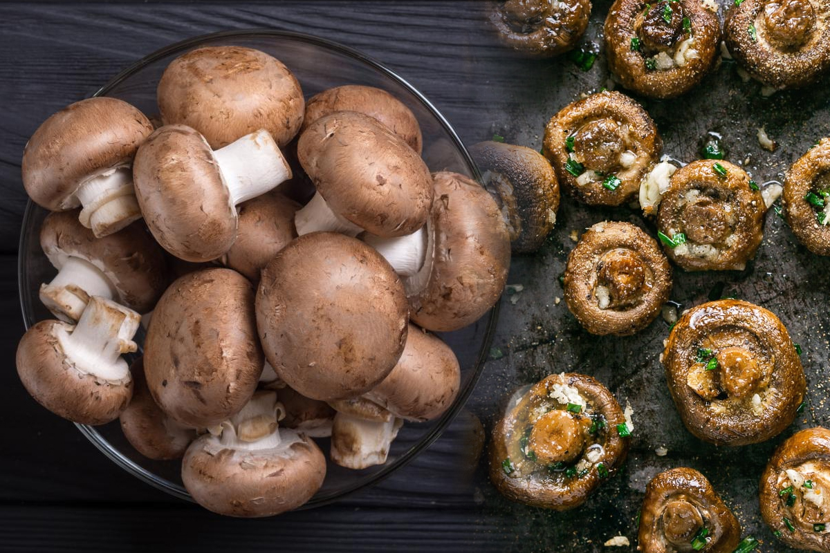 Cât se țin ciupercile umplute la cuptor