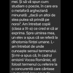 Ce i-a transmis o profesoară de limba romana lui Tudor Chirila