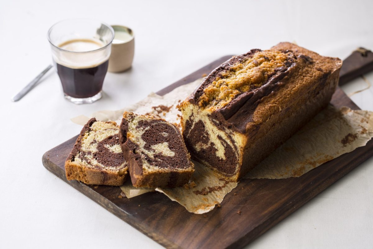 Chec marmorat opărit