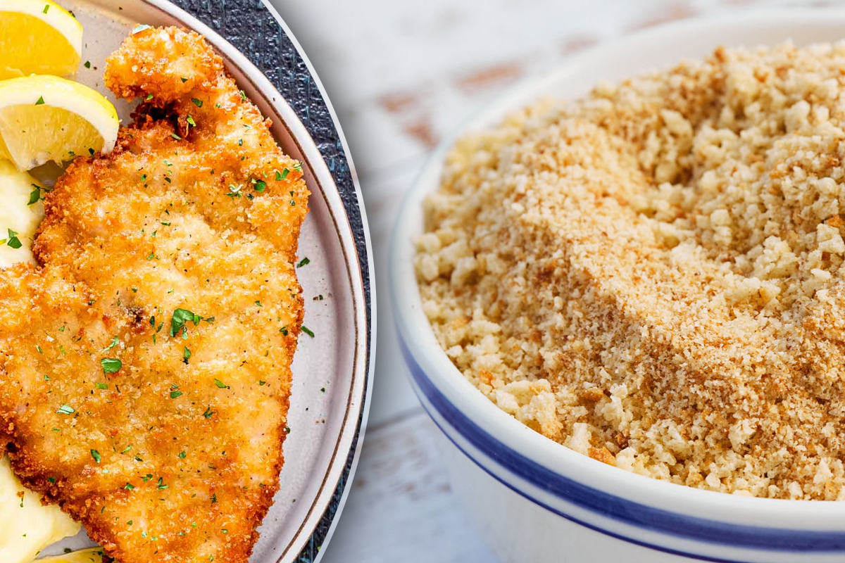 Cu ce sa amesteci pesmetul pentru snitele