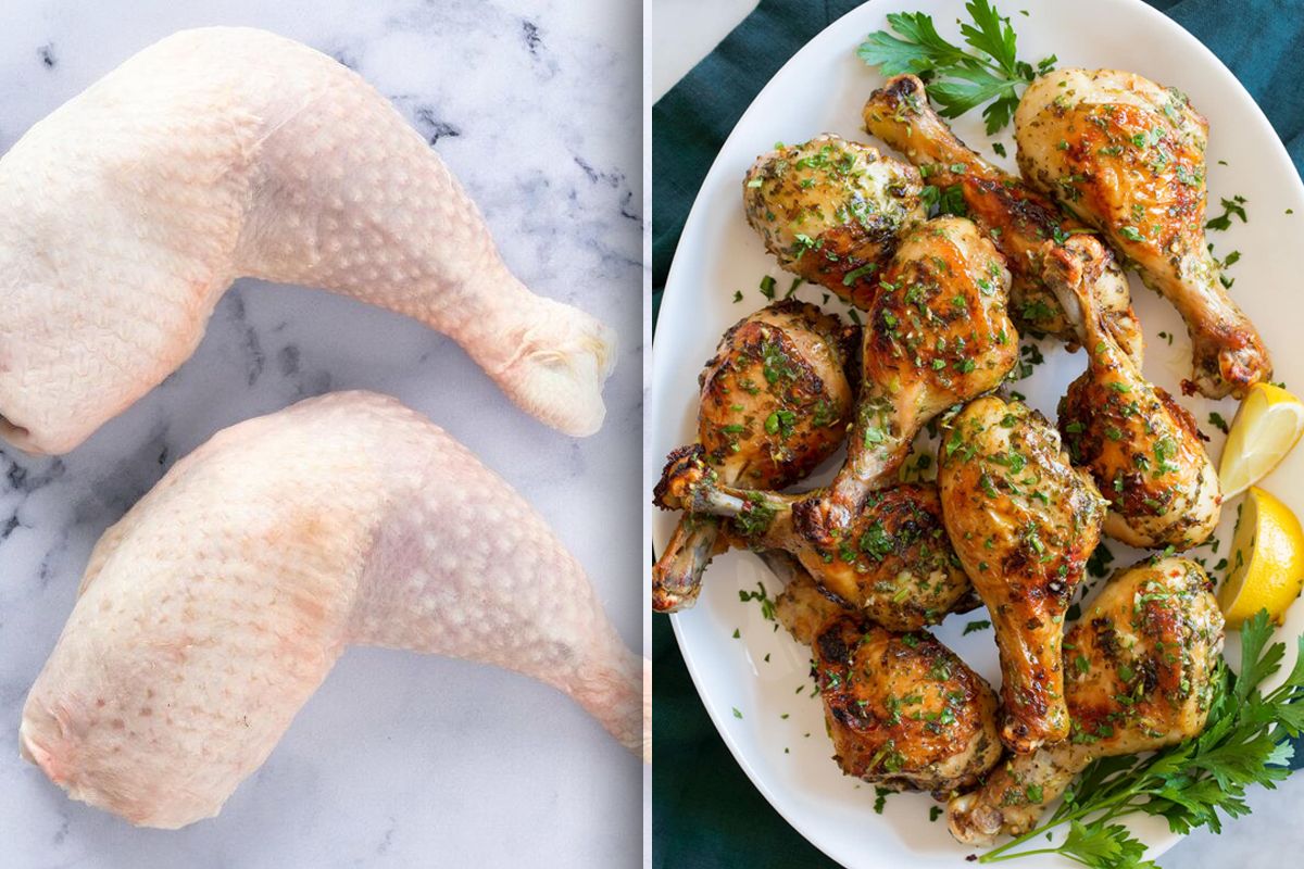 Cu ce să ungi pulpele de pui înainte de a le băga la cuptor