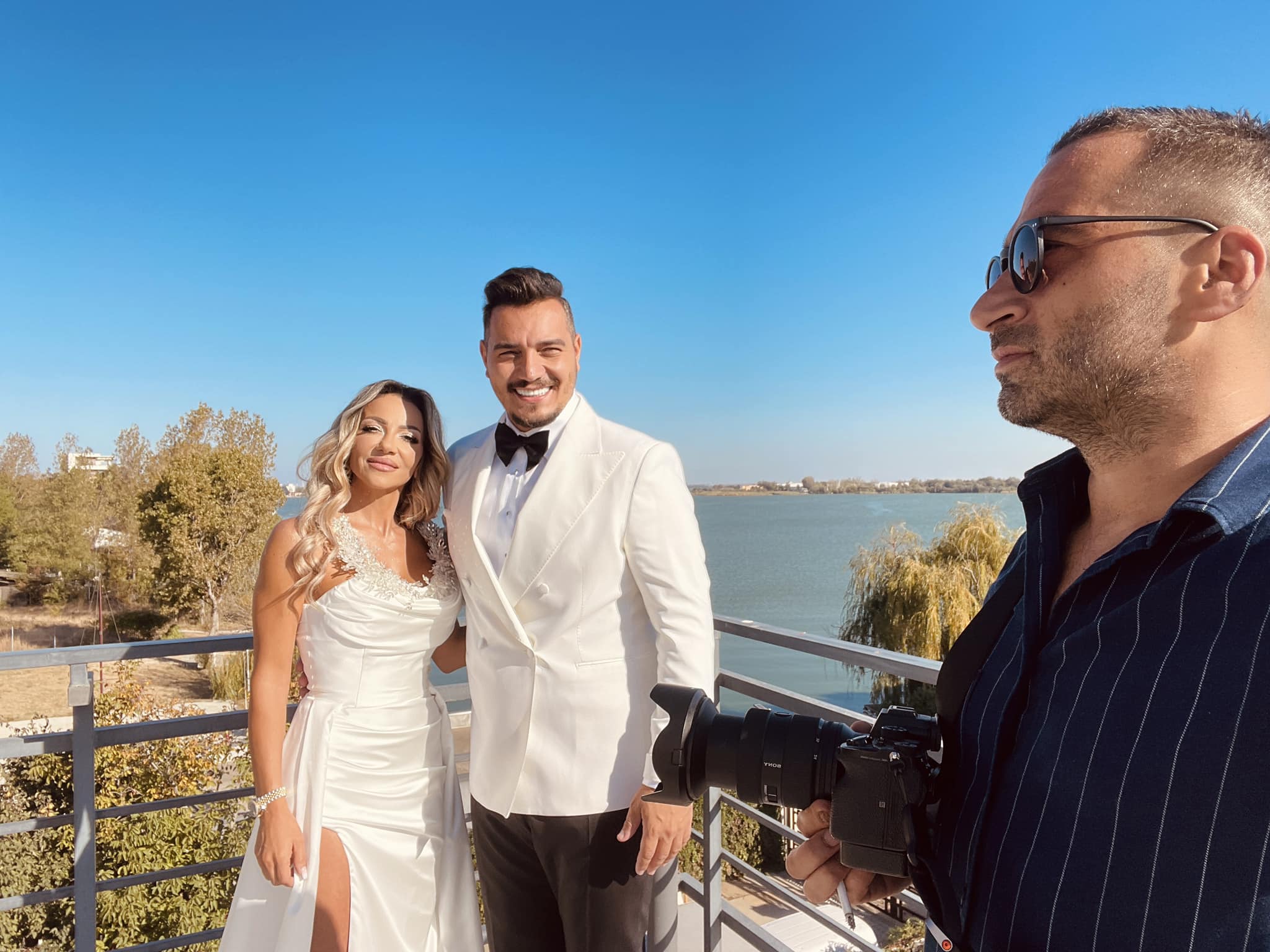 De ce a lipsit Teo Trandafir de la nunta lui Bursucu. A fost marea absentă. Imagini spectaculoase cu mirii, invitații și tortul de 8 etaje FOTO