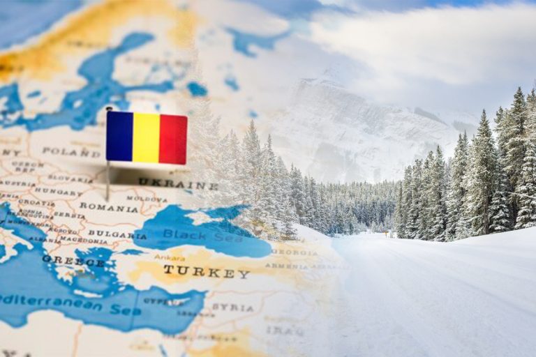 Localitatea din România unde este iarnă în toată regula. A nins puternic, peisajele sunt ca în basme Foto