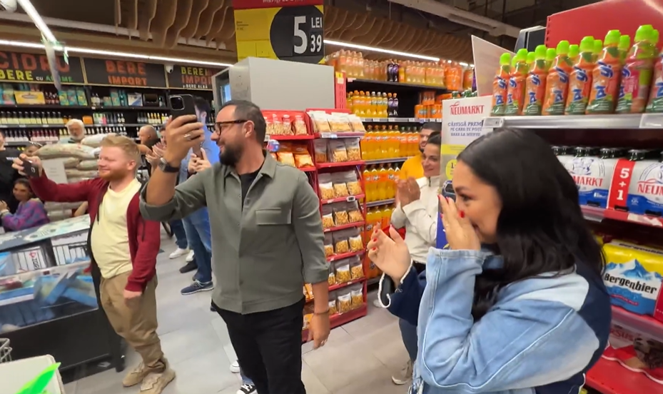 Momentul care a emoționat-o până la lacrimi pe Andra. Soțul ei, Cătălin Măruță, a filmat imediat