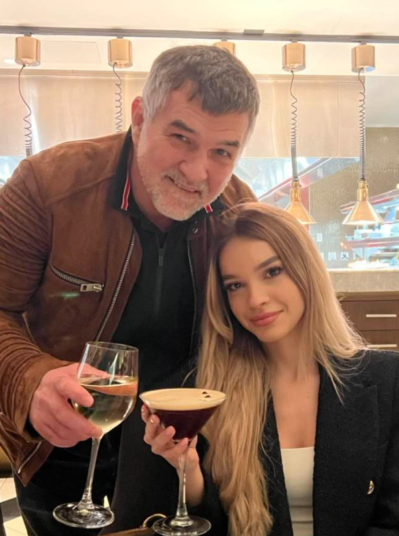 Leonard Doroftei, alături de fiica sa