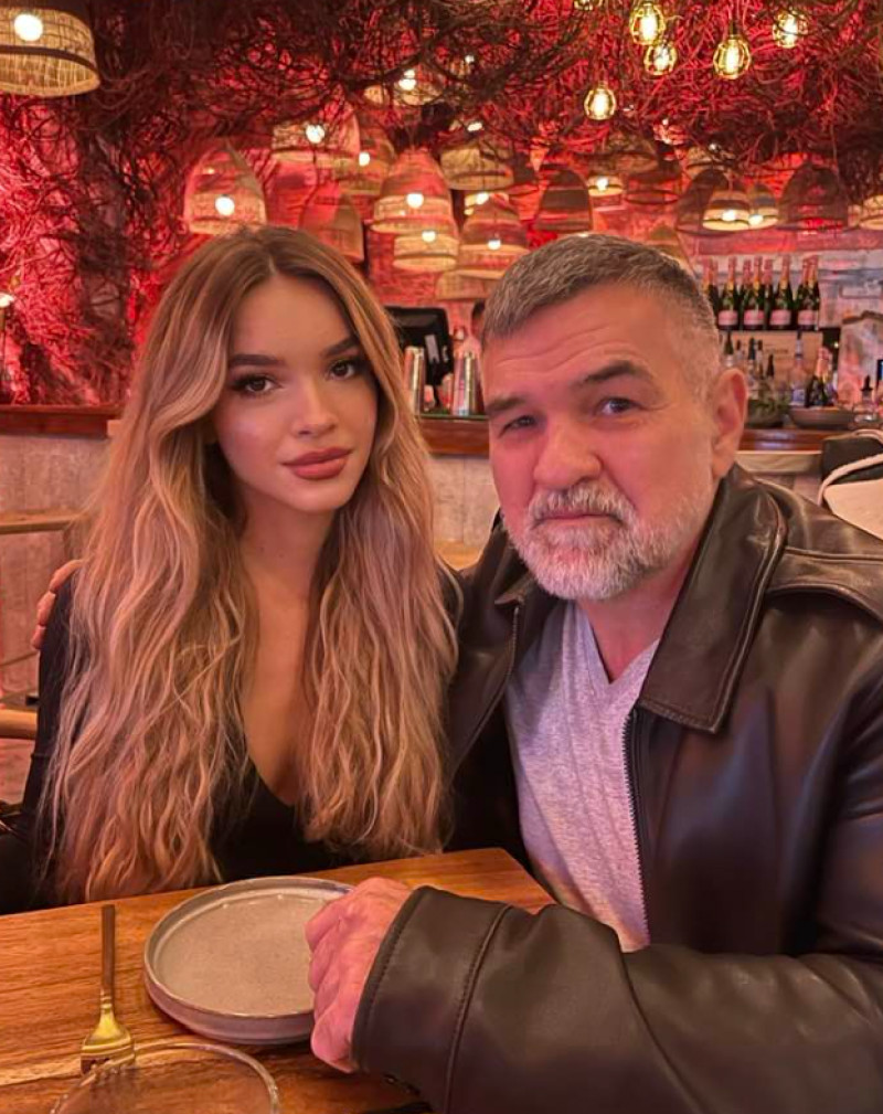 Leonard Doroftei, alături de fiica sa