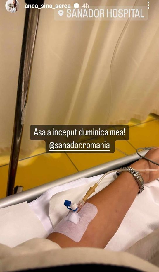 Anca Serea, din nou pe mâna medicilor