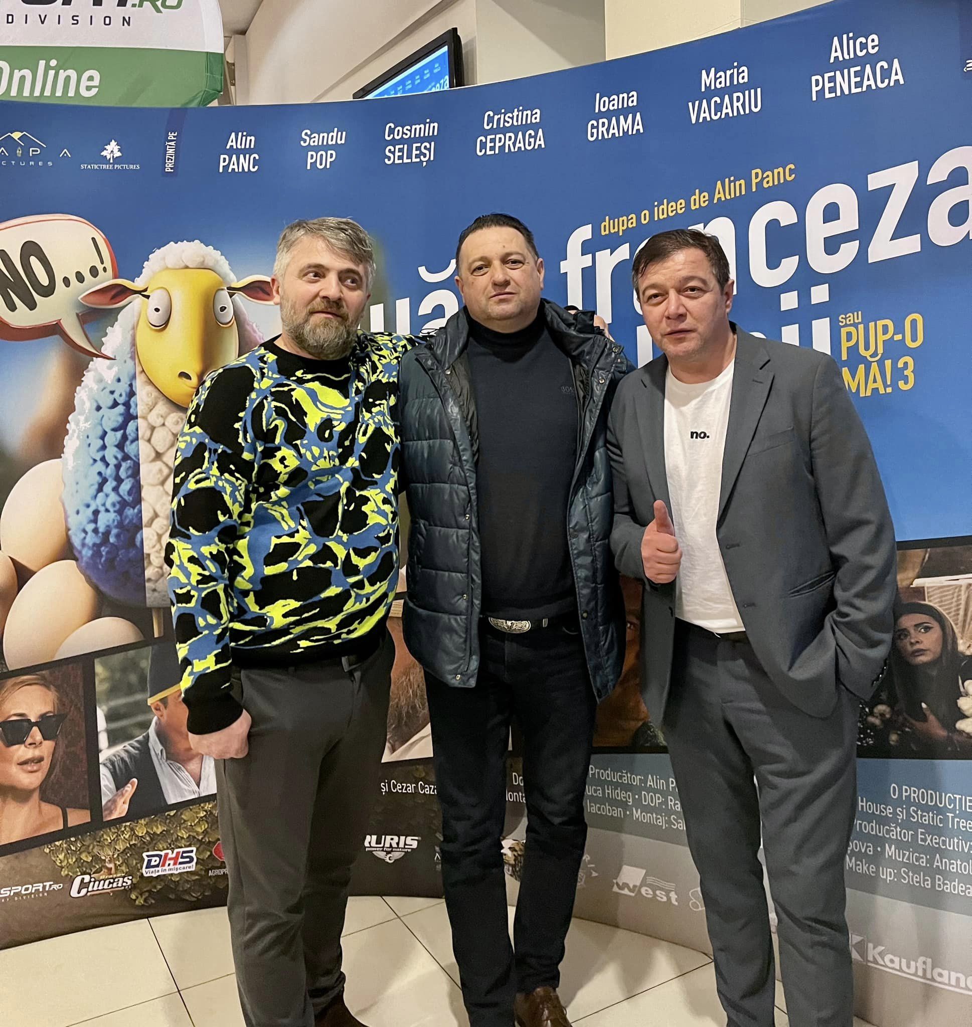 Alin Panc și Văru Săndel recunosc că își dau roluri în filmele produse de ei ca să facă economie la buget