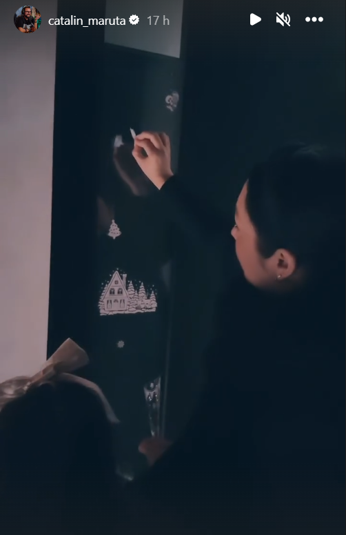 Andra și Cătălin Măruță și-au împodobit casa de sărbători