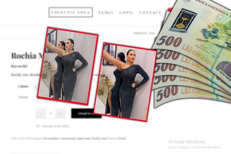 Cât costă rochiile create de Lavinia Pîrva. Soția lui Ștefan Bănică Jr. face bani frumoși cu magazinul de haine