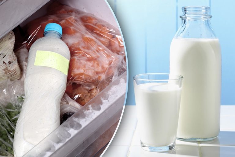 Cât rezistă laptele la congelator. După cât timp trebuie să îl arunci, de fapt