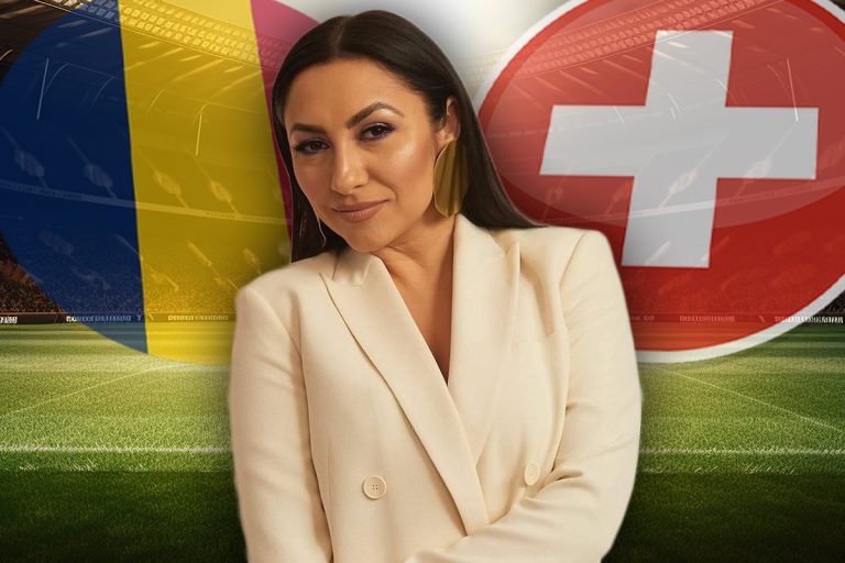 Cum a apărut Andra pe stadion, înainte de meciul România-Elveția. Artista va cânta imnul național, fanii sunt în extaz: “Felicitări și succes!”