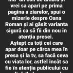 Cum s-a pozat Oana Roman, după ce a fost acuzată de Vica Blochina că își editează prea mult pozele. S-a arătat în toată splendoarea, fără filtre și retușuri
