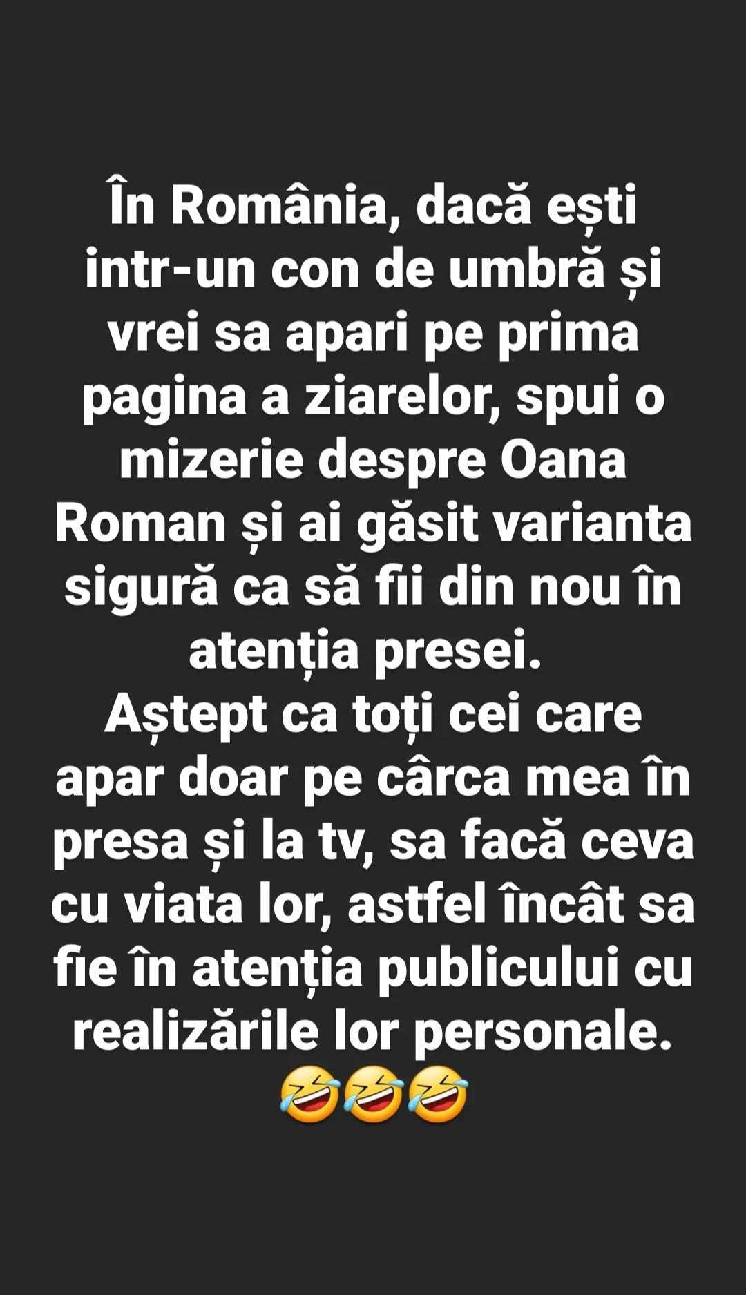 Cum s-a pozat Oana Roman, după ce a fost acuzată de Vica Blochina că își editează prea mult pozele. S-a arătat în toată splendoarea, fără filtre și retușuri