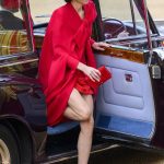 Kate Middleton, apariție de senzație într-o ținută care a lăsat la vedere mai mult decât de obicei. A atras toate privirile în această rochie roșie FOTO
