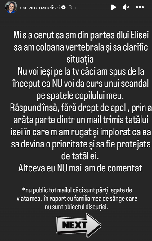 Oana Roman și Marius Elisei nu se mai înțeleg deloc. Vedeta a publicat mesajele cu fostul soț: “Te implor”