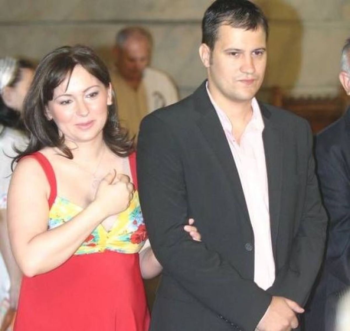 Serban Huidu si sotia sa, Cristina