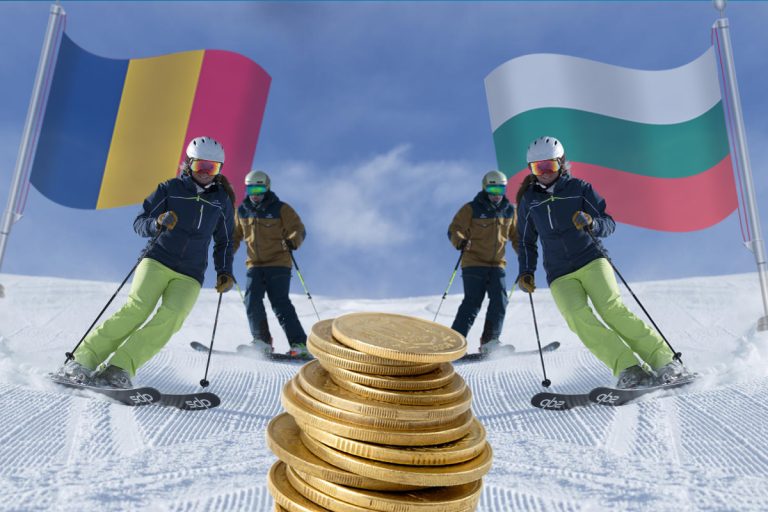 Cât costă să schiezi în România vs. Bulgaria, la final de 2023. Prețurile s-au majorat față de anul trecut