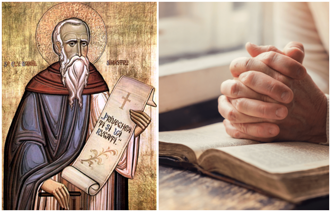 Cine a fost Sfântul Daniil Sihastrul, prăznuit pe 18 decembrie în calendarul ortodox. Rugăciunea puternică pe care e bine să o rostești pentru ajutor imediat