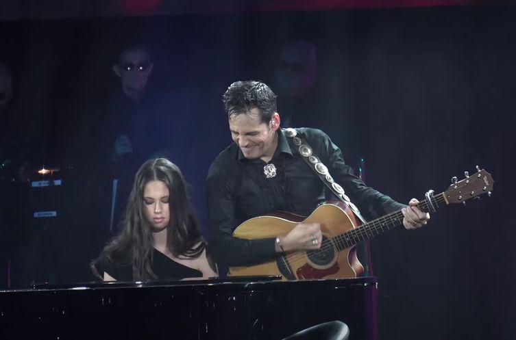 Violeta Banica, pentru prima oara in fata unui public. Fiica Andreei Marin este de o frumusete rapitoare “Recunosc ca am emotii