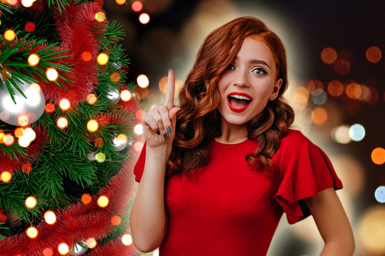 Trucuri ca să arăți fabulos într-o rochie roșie de Crăciun. Cum să o accesorizezi