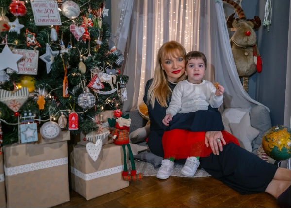 Cristina Cioran, alaturi de fiica ei