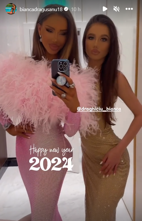 Bianca Drăgușanu, Andreea Esca și Alexia Eram, în cele mai frumoase ținute de Revelion. Cum au petrecut până în zori, imagini virale