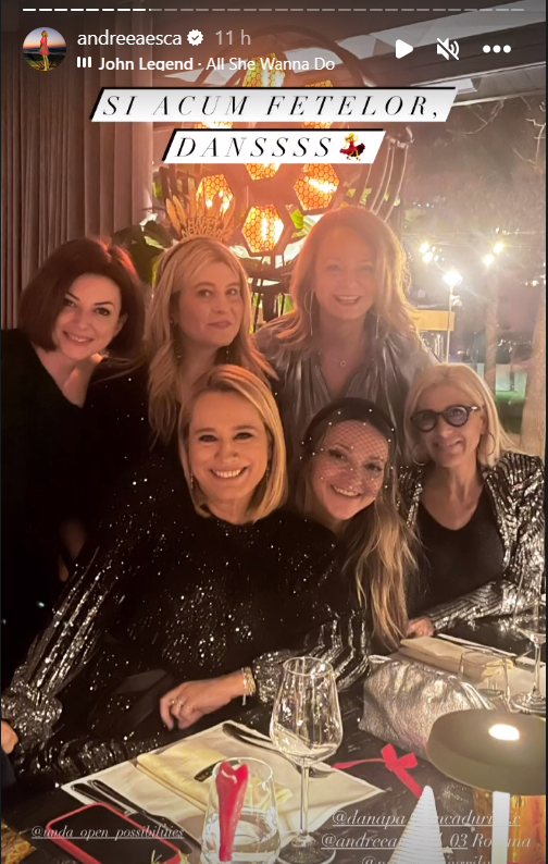 Bianca Drăgușanu, Andreea Esca și Alexia Eram, în cele mai frumoase ținute de Revelion. Cum au petrecut până în zori, imagini virale