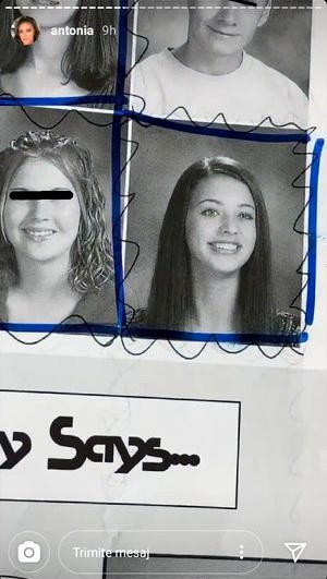 Cum arăta Antonia în adolescență