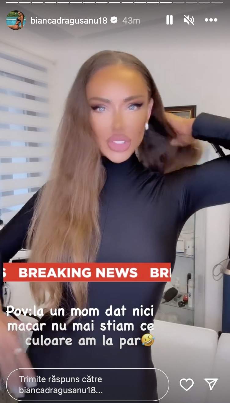 Cum arata de fapt Bianca Dragusanu cu parul natural 1