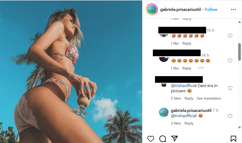 Dani Oțil, ținta criticilor după ce soția lui a apărut așa în vacanță. Reacția Gabrielei Prisăcariu