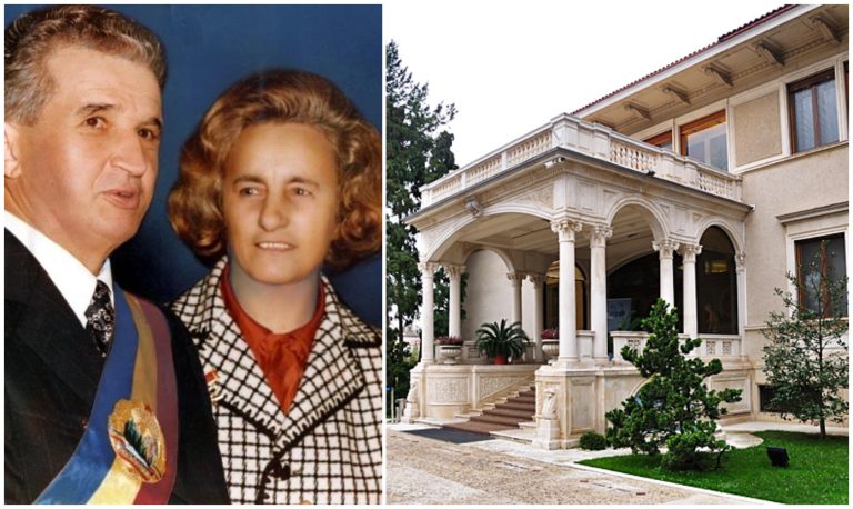 Fotografii secrete din vila de lux a soților Ceaușescu. Obiectul din casa imensă care i-a revoltat pe români