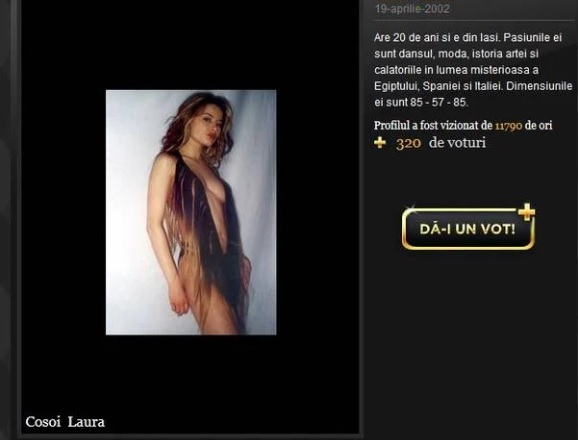 Laura Cosoi, in rubrica ”Fata de la pagina 5”