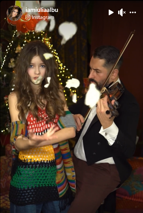 Modul inedit în care Iulia Albu a petrecut Revelionul. Ipostaza cu iubitul ei, Mike, a adunat mii de aprecieri