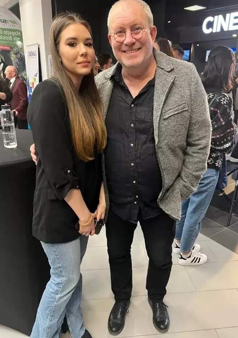 Florin Busuioc si fiica sa, Natalie